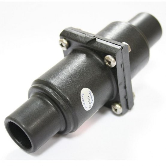 Clapet anti-retour, raccord cannelé en ligne Plast : 1" ou 1-1/2