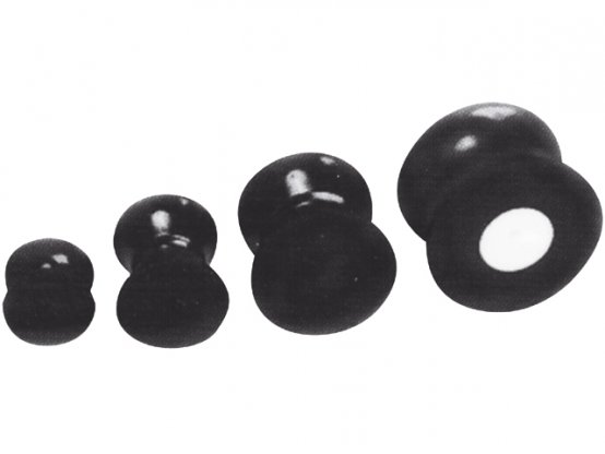 Rouleau en nylon noir, largeur 85 mm, diamètre du trou d'entraînement 100 mm, diamètre du trou d'entraînement 13 mm