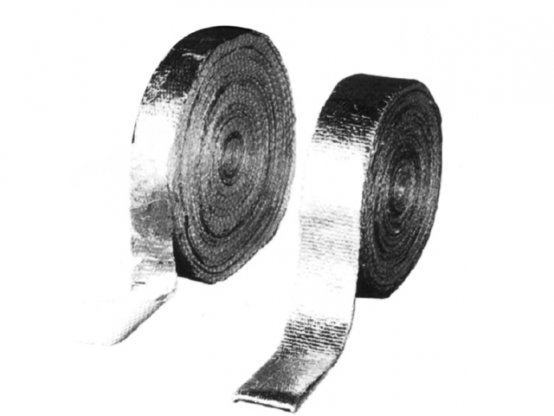 Bande isolante pour collecteur, haute température, fibre de verre, épaisseur : 1/8 po, largeur : 2 po, longueur : 25 pi
