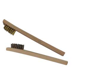 Brosse métallique, Brs Mini 1/2 x 1,5" Wood-Han