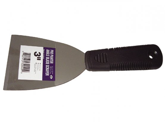 Grattoir, lame angulaire en acier inoxydable de 3 pouces